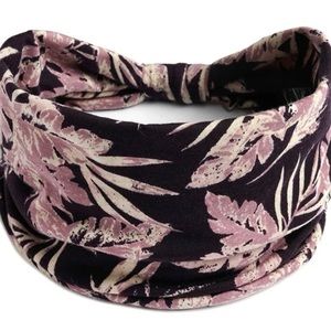 Purple foliage head band